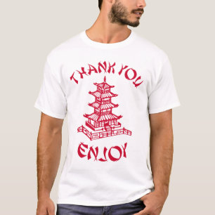 Camiseta Comida Chinesa Obrigado