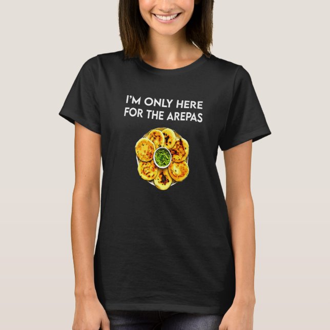 Camiseta Comida Colombiana Comida Pride Correspondente à Ar (Frente)