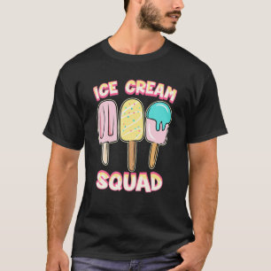Camiseta Comida congelado Gelato Cone Fan Engraçado Sorvete