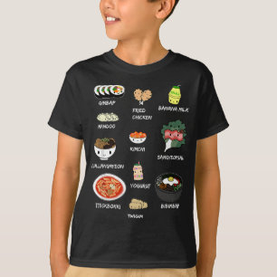Camiseta Comida Coreana, Bibimbap e Estética Coreana K