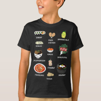 Camiseta Comida Coreana, Bibimbap e Estética Coreana K
