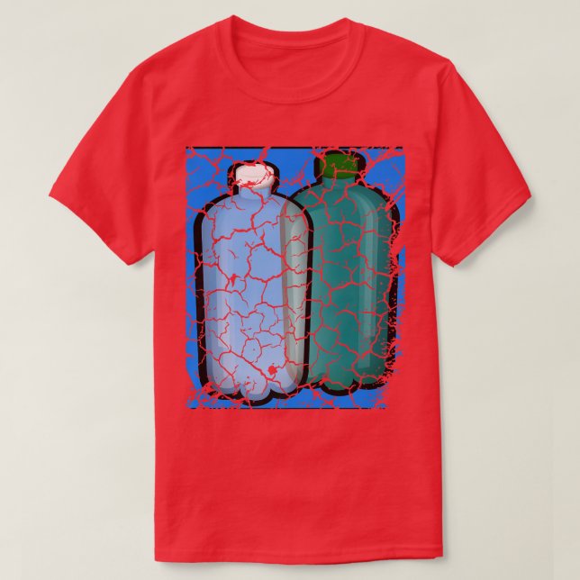 Camiseta Comida Cozinhar Espuma d'água (Frente do Design)