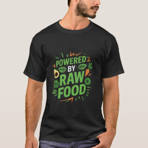 Camiseta Comida Crua Vegana Vegetariana Amantes de Legumes