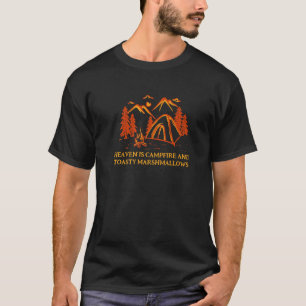 Camiseta Comida da Camada Foodie Foodie Camper Camp & Marsh