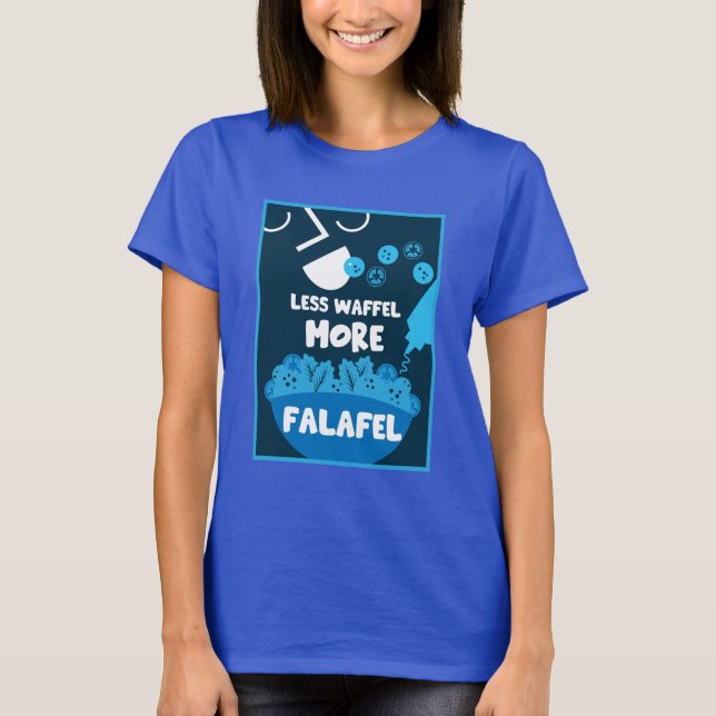 Camiseta Comida da Rua Falafel (Frente)