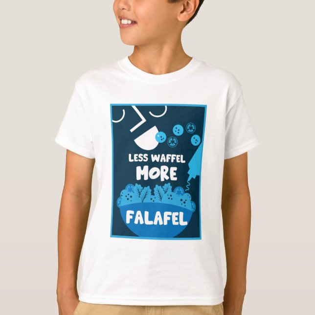 Camiseta Comida da Rua Falafel (Frente)