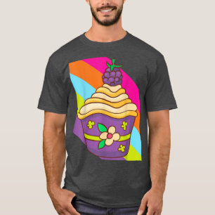 Camiseta Comida de bolo de padaria Assar cupcake Deliciosa