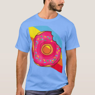 Camiseta Comida de bolos de padaria do Assar do Rosquinha D