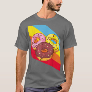 Camiseta Comida de bolos de padaria do Assar do Rosquinha D