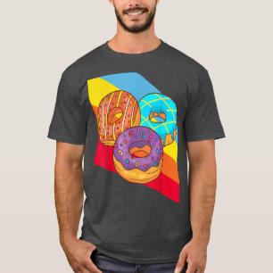 Camiseta Comida de bolos de padaria do Assar do Rosquinha D