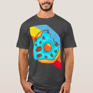 Camiseta Comida de bolos de padaria do Assar do Rosquinha D