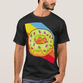 Camiseta Comida de bolos de padaria do Assar do Rosquinha D