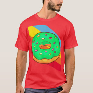 Camiseta Comida de bolos de padaria do Assar do Rosquinha D