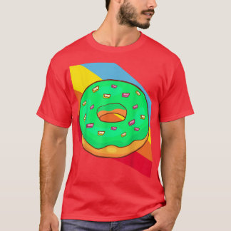Camiseta Comida de bolos de padaria do Assar do Rosquinha D