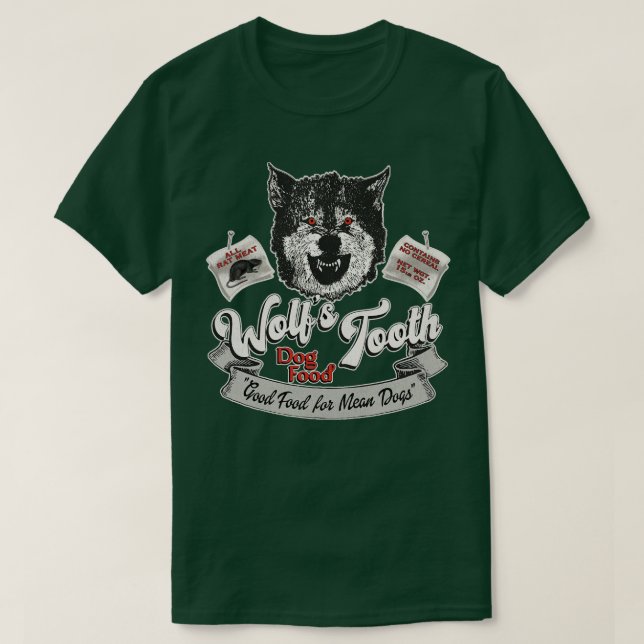 Camiseta Comida de Cachorro dos Lobos (Frente do Design)