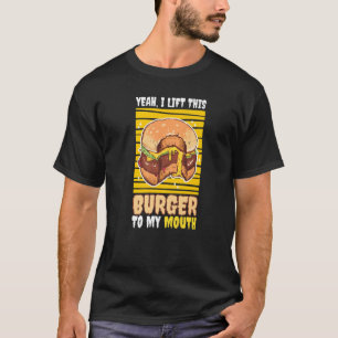 Camiseta Comida de carne picada deliciosa Burger Cheesy