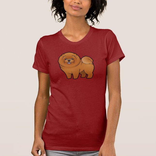 Camiseta Comida de comida dos desenhos animados (Frente)