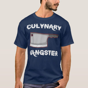 Camiseta Comida de cozinha de Cozinhar de gângster culinári