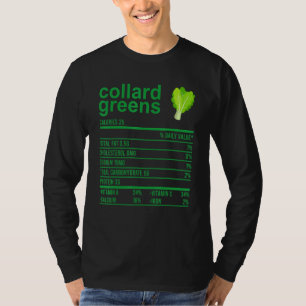 Camiseta Comida de Fato Nutricional Collard Greens Ação de