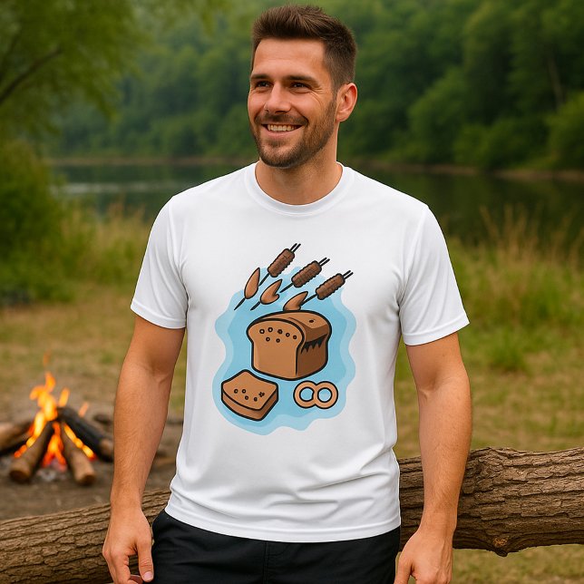 Camiseta Comida de fazendeiro Rustic Whole Bread (Criador carregado)