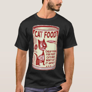 Camiseta Comida de gato comedor fusco