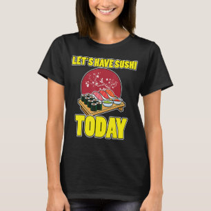 Camiseta Comida de Jantar Asiática Sushi Sushiman Sashimi J