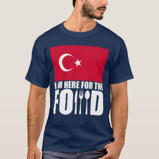 Camiseta Comida de lembrança da Turquia viagem retrô