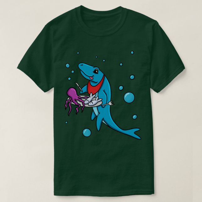 Camiseta Comida de Mosassauro (Frente do Design)