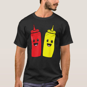 Camiseta Comida De Mostarda E Ketchup Ketchup Ketchup E Mus
