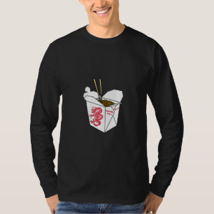 Camiseta Comida de mulheres Chinesas na Caixa de Saída