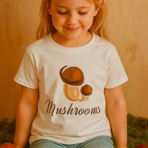 Camiseta Comida de Natureza Whimsroom Brown