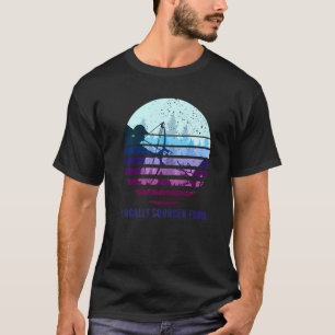 Camiseta Comida de origem local Bowhun 80s — caça retrô