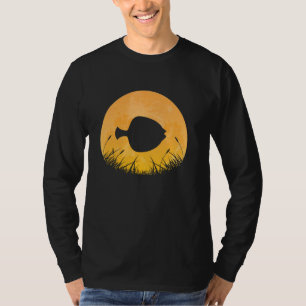 Camiseta Comida de peixe de lua de de Dia das Bruxas Fácil