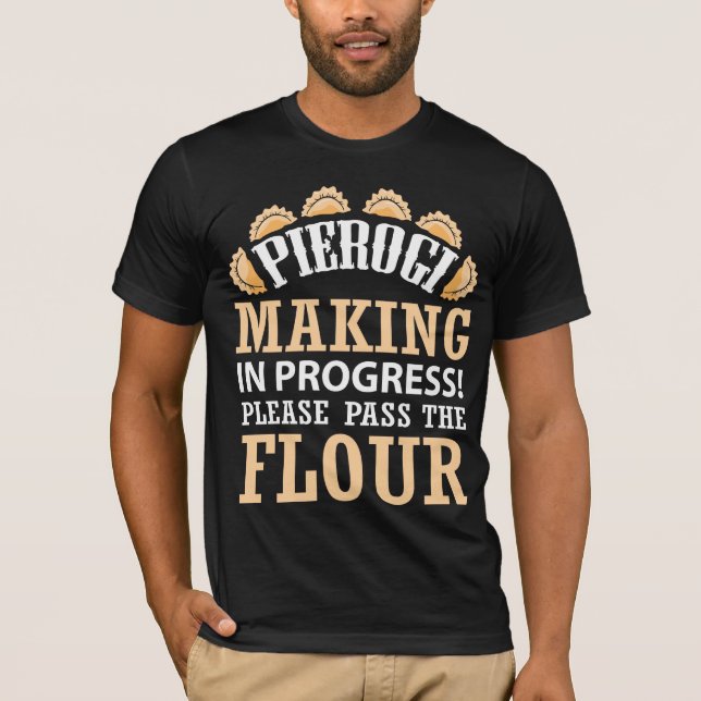 Camiseta Comida de Polônia de Inverno de Pierogi Maker (Frente)