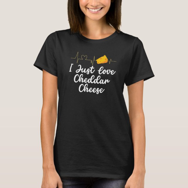 Camiseta Comida de queijo Cheddar (Frente)