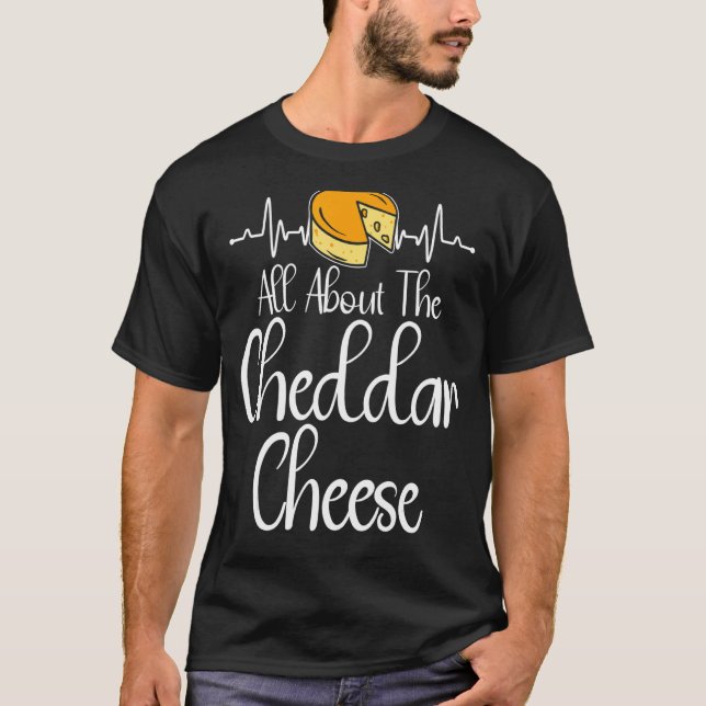 Camiseta Comida de queijo Cheddar (Frente)
