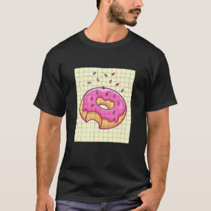 Camiseta Comida de Rosquinha de pinheiro de pinheiro rosado