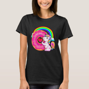 Camiseta Comida de rosquinha de pinheiro de pinheiro Unicor