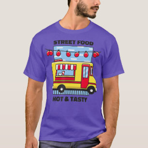 Camiseta Comida De Rua Quente E Pesada
