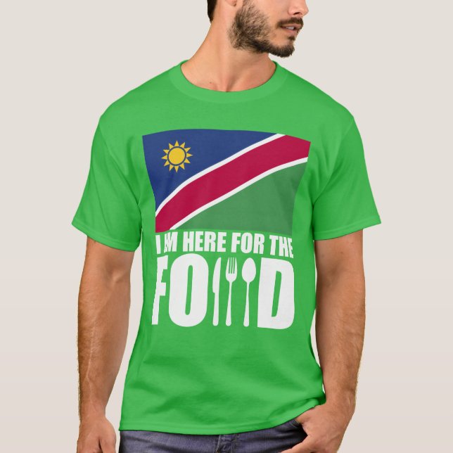 Camiseta Comida de souvenir da Namíbia viagem amigo (Frente)