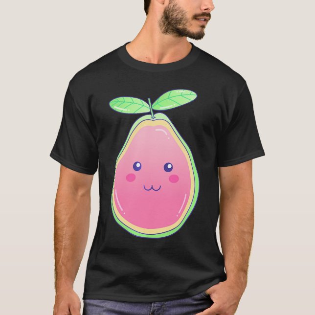 Camiseta Comida de suco de Fruta de goiaba doce (Frente)