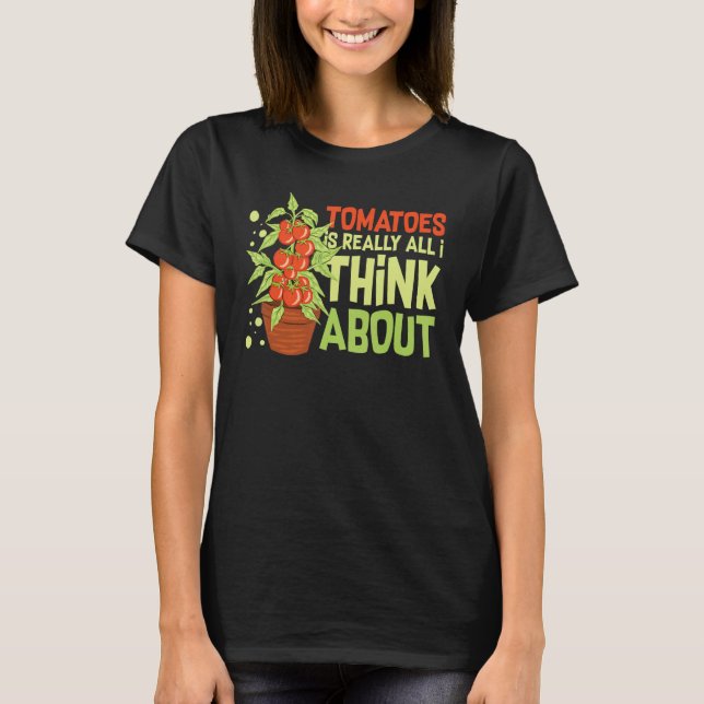 Camiseta Comida de tomate Fruta 3 de Jardinagem de Sumo de  (Frente)