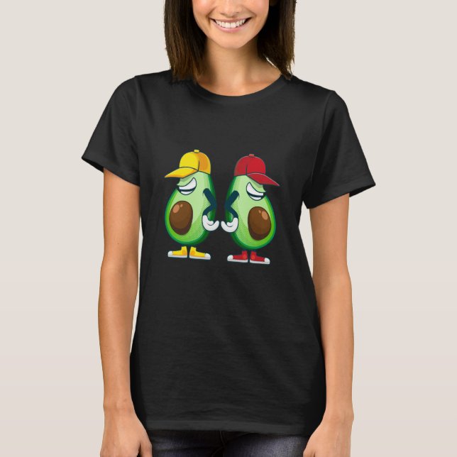 Camiseta comida de vegan de abacates (Frente)