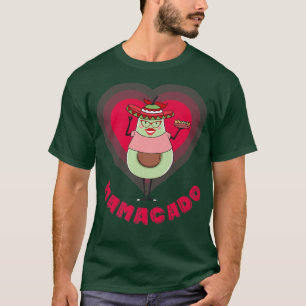 Camiseta comida de vegan e amante de abacate ou guacamole o