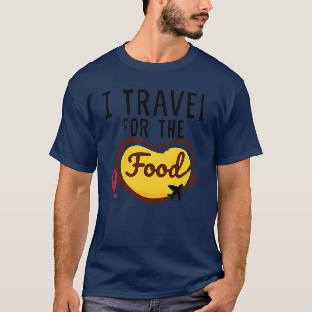 Camiseta COMIDA DE VIAGEM família (Frente)
