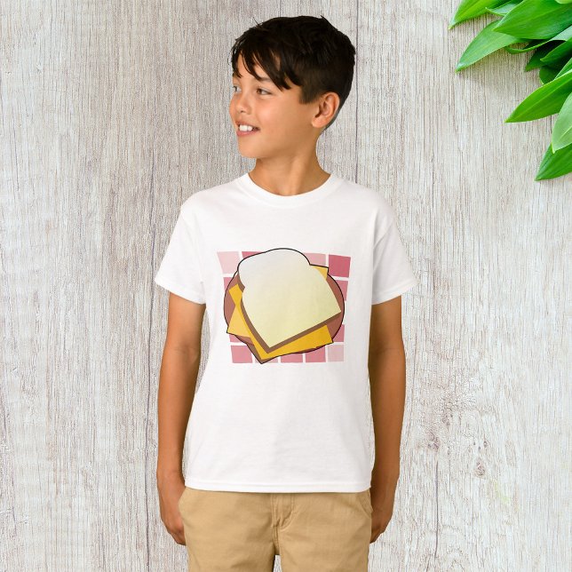 Camiseta Comida divertida de sanduíche de queijo delicioso (Criador carregado)