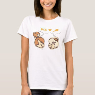 Camiseta Comida do amor de PEBBLES™ e de BAMM-BAMM™