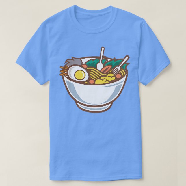 Camiseta Comida do Bowl Noodles (Frente do Design)