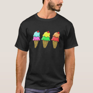 Camiseta Comida do deserto do Sorvete