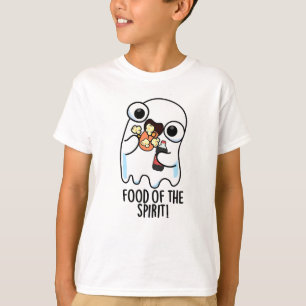 Camiseta Comida Do Espírito Engraçado Ghost Pun